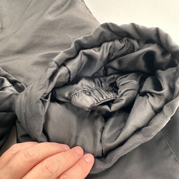 Faded Glory Black Insulated Snow Pants Elastic Waist Reinforced Knees L (10-12) - Picture 11 of 11